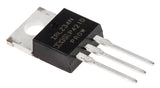 IRLZ34N N-channel MOSFET – 55V, 30A, Logic Level TO-220 Power Transistor - a black, three-pin TO-220 power transistor with a metal mounting tab, shown from an angled perspective.