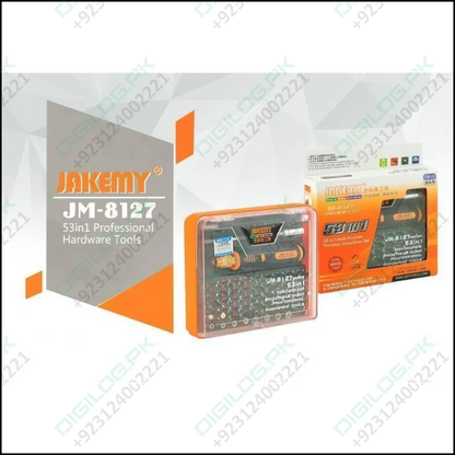 Jakemy Jm-8127 53in 1 Screwdriver Ratchet Hand-tools Suite