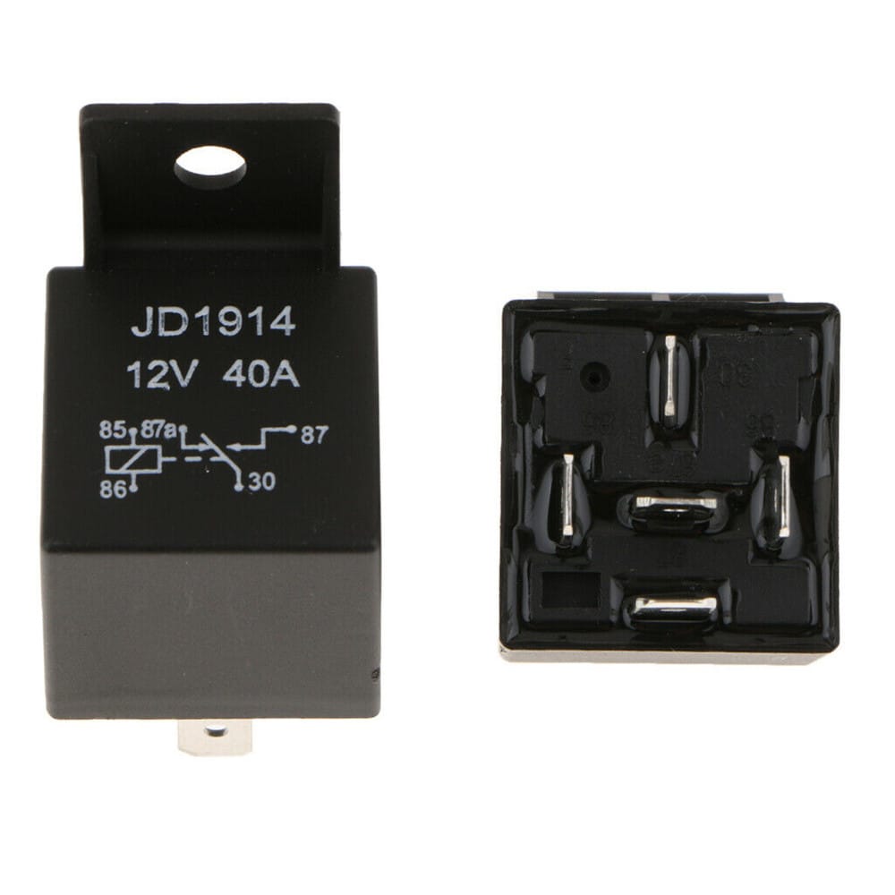 Jd1914 12v 40amp Car Relay Spdt 5 Pins 5p Waterproof Bike