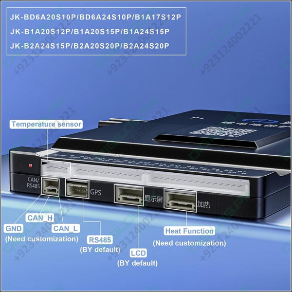 JK Smart BMS JK BMS 100A Active Balance JK-BD6A20S10P/12P 8s 24V 20s Smart BMS 100AMP 100AH for Lithium Battery