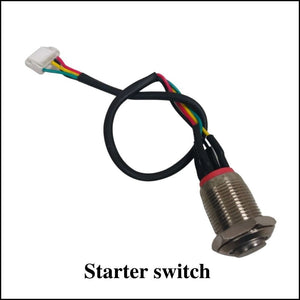 Jkbms BD6A24S15P 7s-24S Active Balance BMS Balance Current 0.6A Continuous Current 150A LiFePO4 Li-ion Lto Battery - with a metallic push-button, black wiring, and a white four-pin connector.