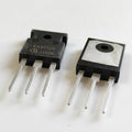K40T120 IGBT Power Semiconductor - shown as two black three-pin electronic components, one displaying the model number and one showing the metal back.