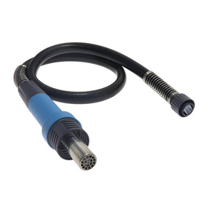 Kada 850VD+ Hot Air SMD Rework Station - with a black hose, blue grip, metal nozzle, and a multi-pin connector.