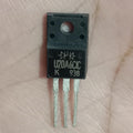 KEC U20A6CIC Ultra Fast Recovery Rectifier Diode (TO-220F) USED - a black three-pin TO-220F component with the model number printed on its face, held in a hand.