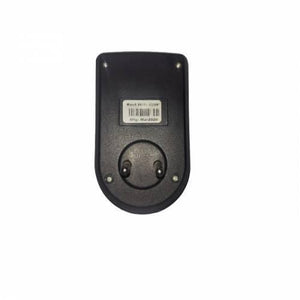 Kent Digital High Low Voltage Protector - shown from the back, featuring a black plastic casing, two electrical prongs, and a product information label.