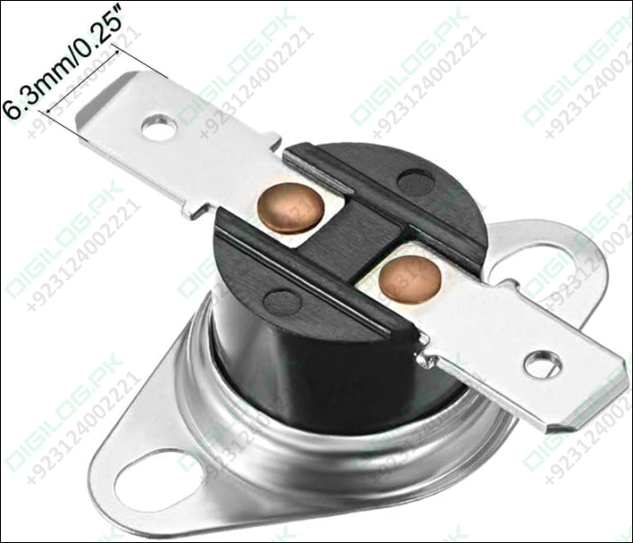 KSD301 Thermostat 40°C/104°F 10A Normally Open N.O Adjust Snap Disc Temperature Switch
