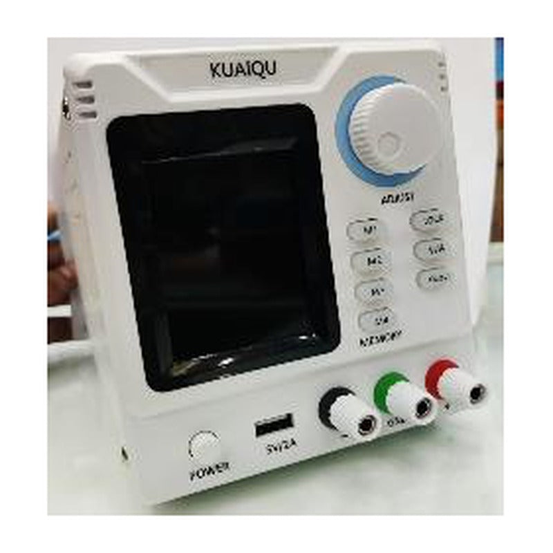KUAIQU SPS-D305 DC Power Supply - white KUAIQU bench power supply with colour screen and rotary knob