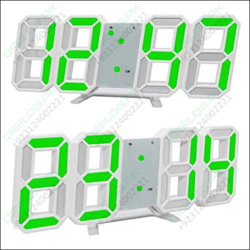 Stylish & Unique Electronic Desk Clock Vst-883-green