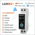 LARKKEY Programmable Wifi Breaker TUYA Smart Circuit Breaker Power Metering Over Current Under Voltage Protection DIN