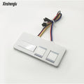 LED Mirror DC12V 5A 60W Cct Smart Defogger Touch Dimmer Sensor Switch IP21 Rated - a white rectangular control panel with a four-digit display and two buttons.