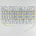 LED Module 5054 3 LED Super Bright Waterproof SMD Light - shown as a string of twenty rectangular white modules connected by white wires.