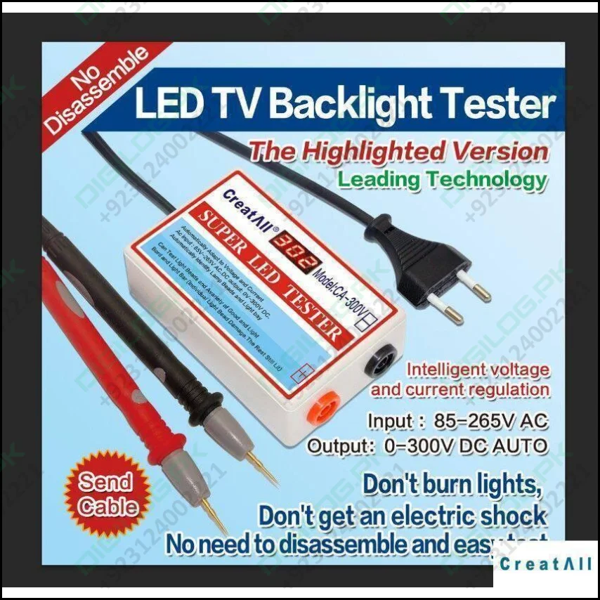 Led Tv Tester 0 - 300v Monitor Laptop Backlight Lamp Beads