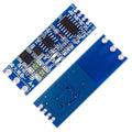 Level Conversion Serial Port TTL To RS485 To Serial Port UART Module MCU Automatic Flow Control - two blue circuit boards, one displaying components and the other showing the underside traces.