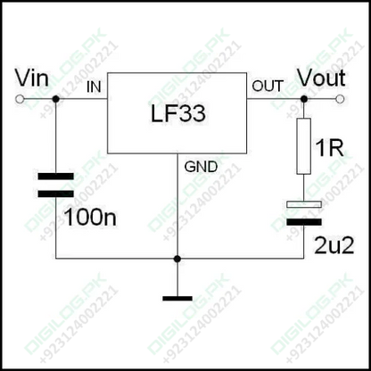 Lf33 3.3v Low Dropout Regulator