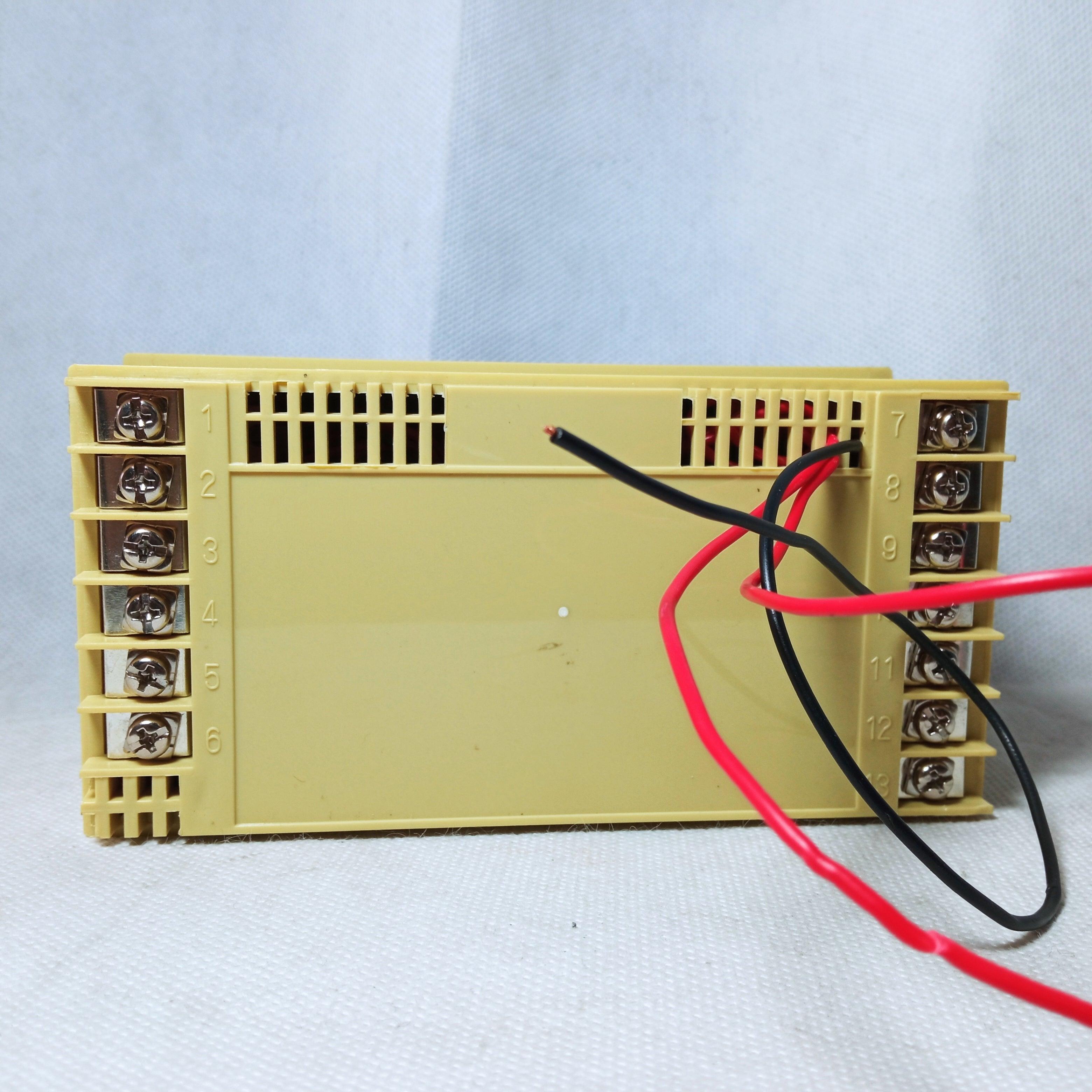 LG-626 Computer Controller Computer Winder Quality Assurance - a beige rectangular industrial module with numbered screw terminals on both sides and loose red and black wires attached.