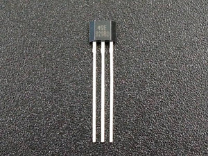 Linear Hall Effect Sensor 49E OH49E SS49E Hall Element - a black three-pin electronic component with the text "49E 929BD" printed on its front face, shown against a textured background.