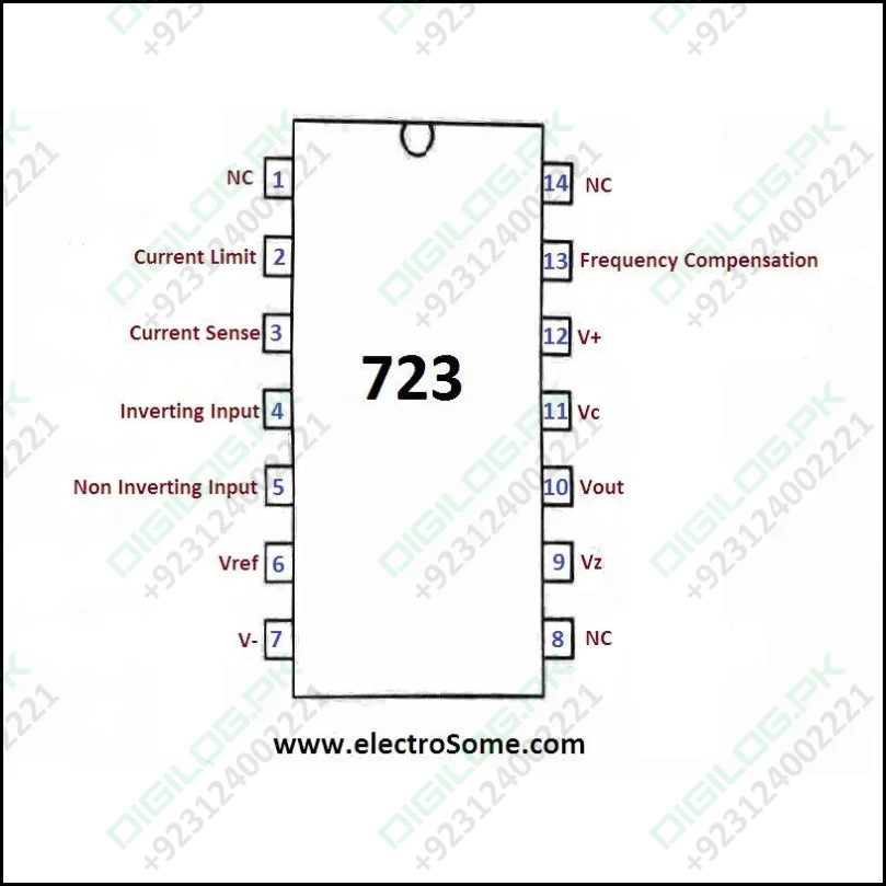 LM723 Voltage Regulator IC In Pakistan