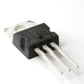 LM7805 7805 Voltage Regulator 5V Voltage Regulator - a black three-terminal electronic component with a metal heat sink tab and printed text on its face.