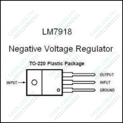 Lm7918 7918 18v Negative Voltage Regulator.