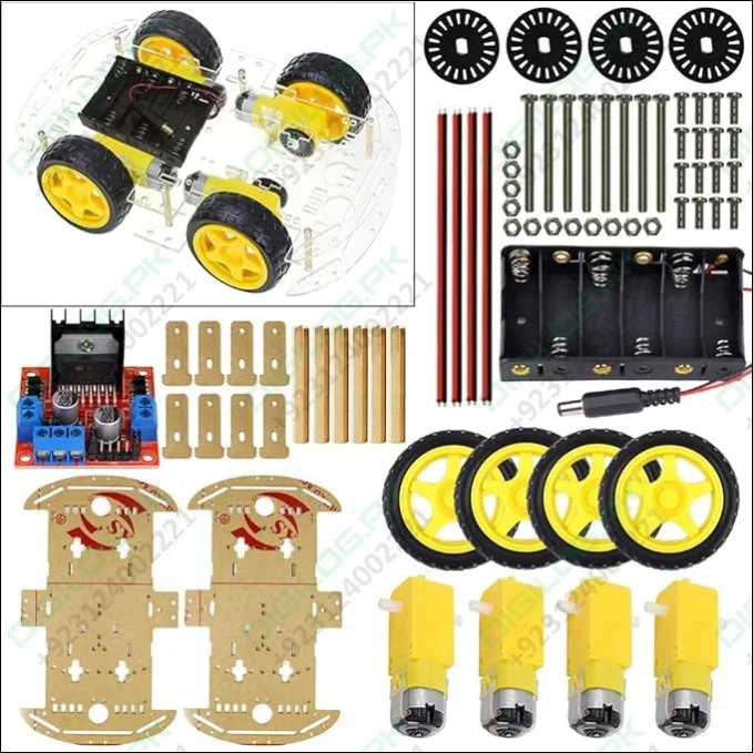 Local 4wd Smart Robot Car Chassis Kit For Arduino