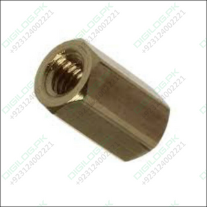 M3 X 10mm Long Female Threaded Brass Hexagonal Standoff Pcb Spacers — Buy online in Pakistan | digilog.pk
