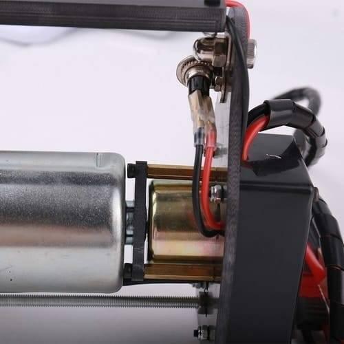 M3X38MM Female To Female Thread Brass Hex Standoff PCB Pillar Spacer - shown as a gold-coloured hexagonal spacer mounting a motor to a black frame.