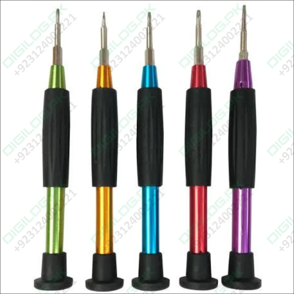 5 in 1 M8222 Precision Screwdriver Set Multi Color For Mobile Repair In Pakistan