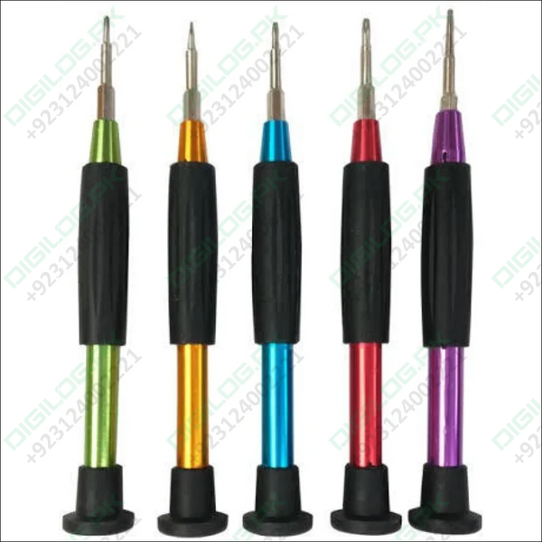 5 in 1 M8222 Precision Screwdriver Set Multi Color For Mobile Repair In Pakistan