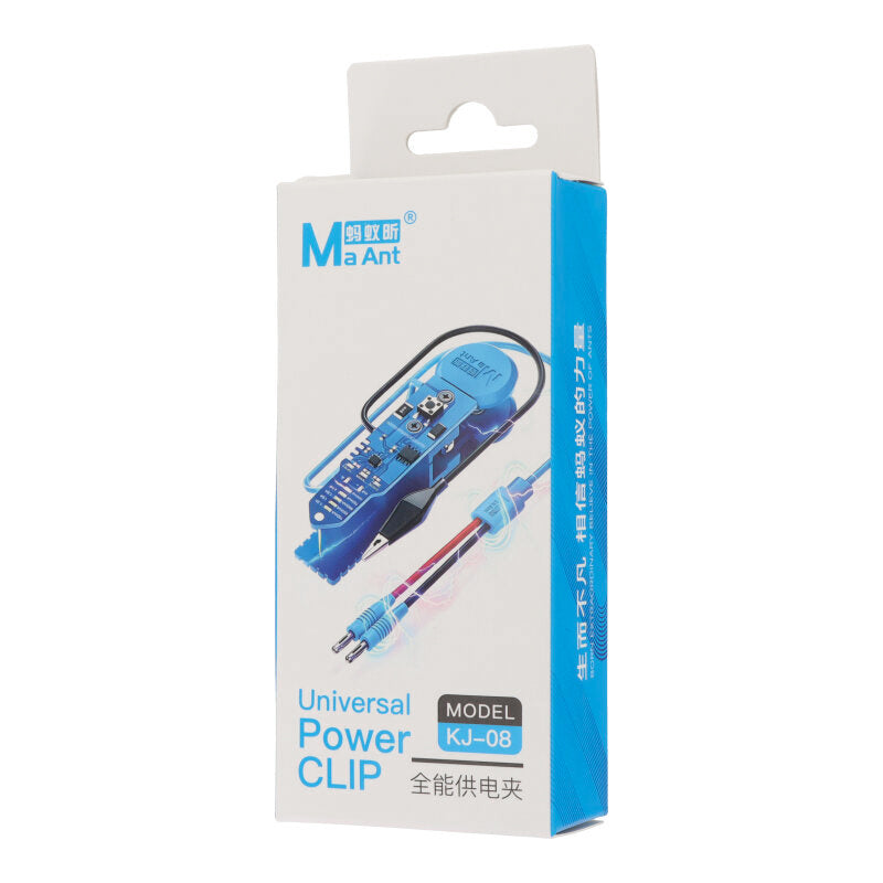 MAANT KJ-08 universal power clip in its retail packaging