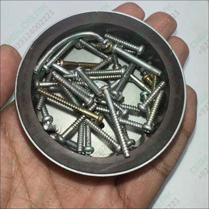 Magnet for storing screws and metal