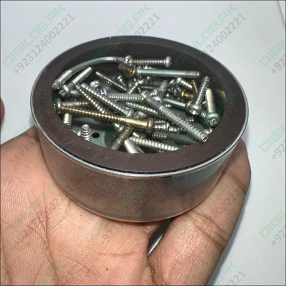 Magnet for storing screws and metal