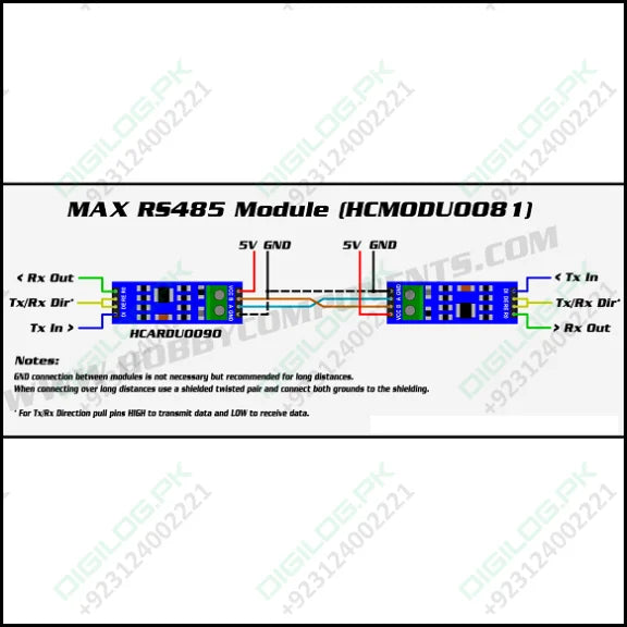 Max485 Rs485 Ttl To Rs-485 Max485csa Converter Transceiver