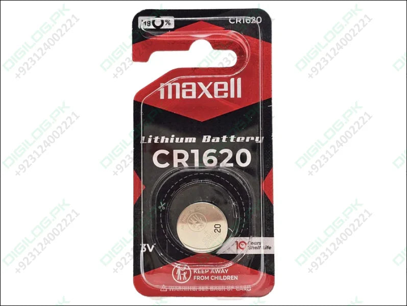 Maxell CR1620 3V Lithium Coin Battery IN Pakistan
