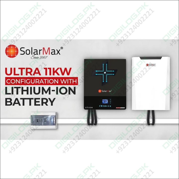 Solar Max SM-DUAL-LFP-5.37K (105AMP) for 48V Inverter in Pakistan