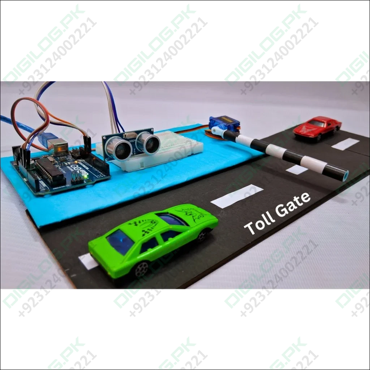Automatic Car Parking Toll Gate System with Arduino Uno R3, Towerpro ...
