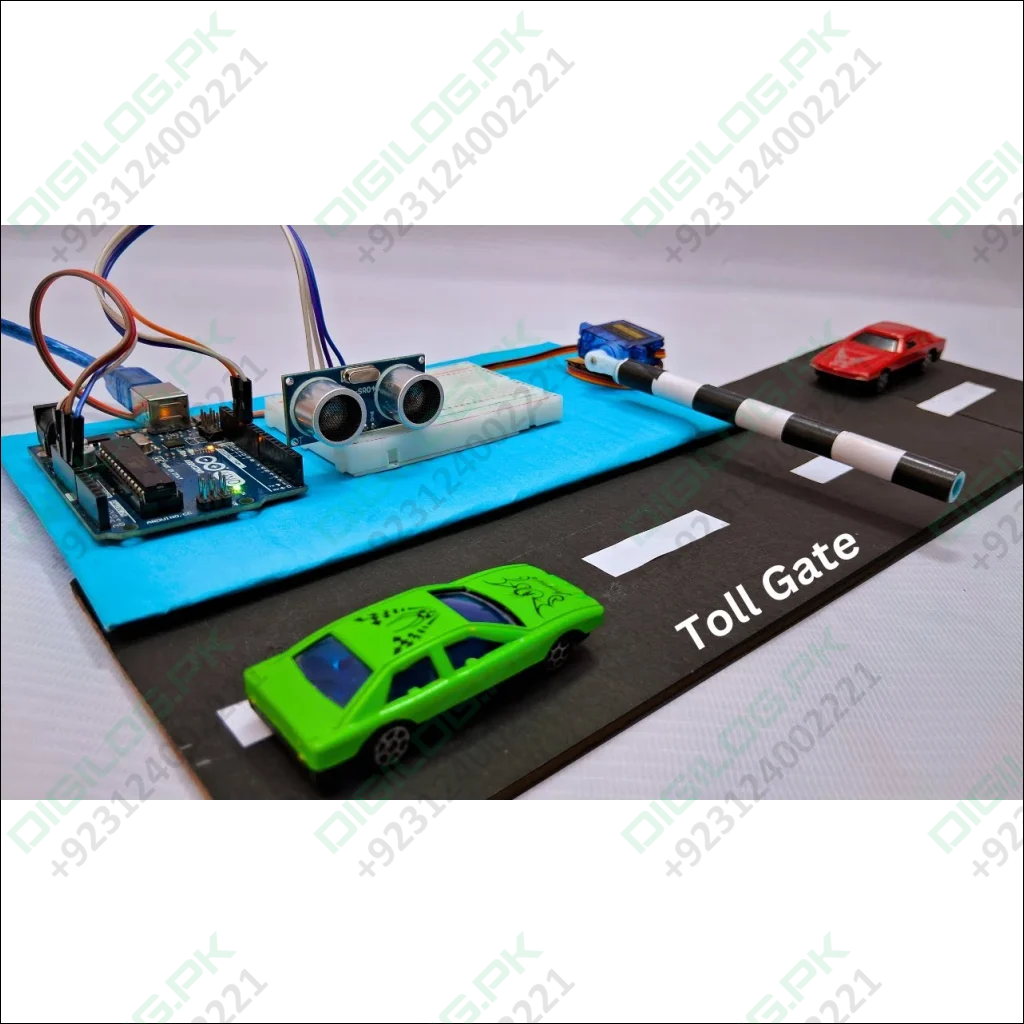 how to make simple automatic car parking toll gate system