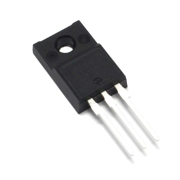 MBRF20150CT 20A 150V Schottky Barrier Rectifier Diode TO-220F Isolated Package - shown as a black, three-pin electronic component in an isolated TO-220F package with a mounting hole.