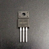 MBRF20200CT 20A 200V Dual Schottky Barrier Rectifier Diode TO-220F - a black, three-pin electronic component in a TO-220F package with the model number printed on the front.