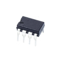 MC33262 DIP IC | High-performance PWM Controller - a black, rectangular electronic integrated circuit component with eight metal pins extending from its base.