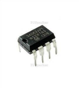 MC34063A Buck Boost Inverting Regulator - shown as a black, 8-pin dual in-line package integrated circuit with white text printed on its top surface.