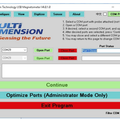 Mdt Ys-writer Pro Software - a MultiDimension Technology USB Magnetometer window with COM port selection menus and status indicators.