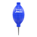 MECHANIC A130 SILICON DUSTER - Cleaning Supplies - blue oval-shaped rubber air blower with a metallic nozzle, featuring the "MECHANIC A130 Dust Ejector" logo printed in white.
