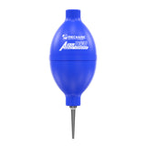 MECHANIC A130 SILICON DUSTER - Cleaning Supplies - blue oval-shaped rubber air blower with a metallic nozzle, featuring the "MECHANIC A130 Dust Ejector" logo printed in white.