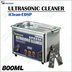 Mechanic iClean-E08P Ultrasonic Cleaner For Phones Motherboard Camera Glass Black Spot Cleaning Machine
