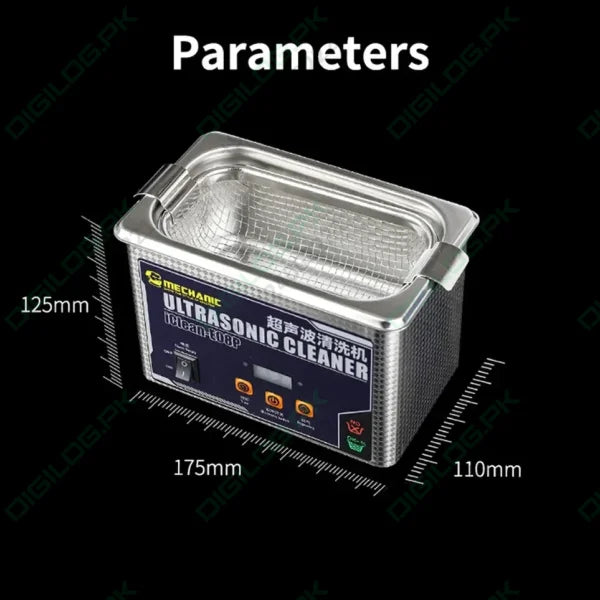 Mechanic iClean-E08P Ultrasonic Cleaner For Phones Motherboard Camera Glass Black Spot Cleaning Machine