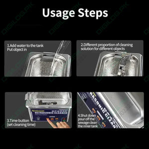 Mechanic iClean-E08P Ultrasonic Cleaner For Phones Motherboard Camera Glass Black Spot Cleaning Machine