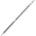Mechanic Soldering Iron Bit Ot-i For T12 Soldering Stations - a long, silver, needle-tipped metal soldering iron tip with a white connector end.