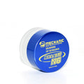 Mechanic Soldering Iron Tip Refresher Clean Paste S6 For Oxide Solder Iron Tip Head Resurrection - a small, round container with a blue lid featuring yellow text and a white translucent base.