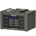 Mechanic V-Power 8 Ultra / Max 8-Ports 115W Desktop Digital Display High Power Fast Quick Charger - eight ports and a digital display showing voltage and amperage readings for each port.