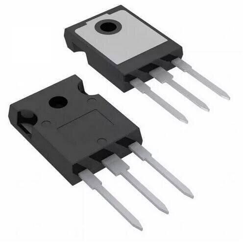 MGW20N60D IGBT Power Transistor - shown as two black three-pin electronic components, one displaying its metal heat sink side and one its plastic side.